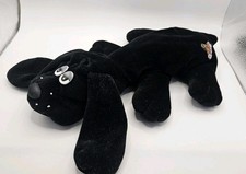 Vintage 1984 Pound Puppies Yappy Black Plush Dog 15'' Hornby 