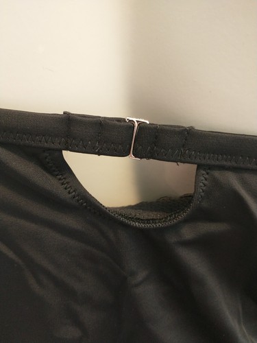 Lands' End Womens Size 16 B Black High Neck Tankini Swimsuit Top Tank Top New - Picture 6 of 11