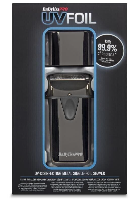 電気シェーバー 髭そり BaBylissPRO FOILFX01 BaBylissPRO FOILFX01 Cordless Metal Single Foil