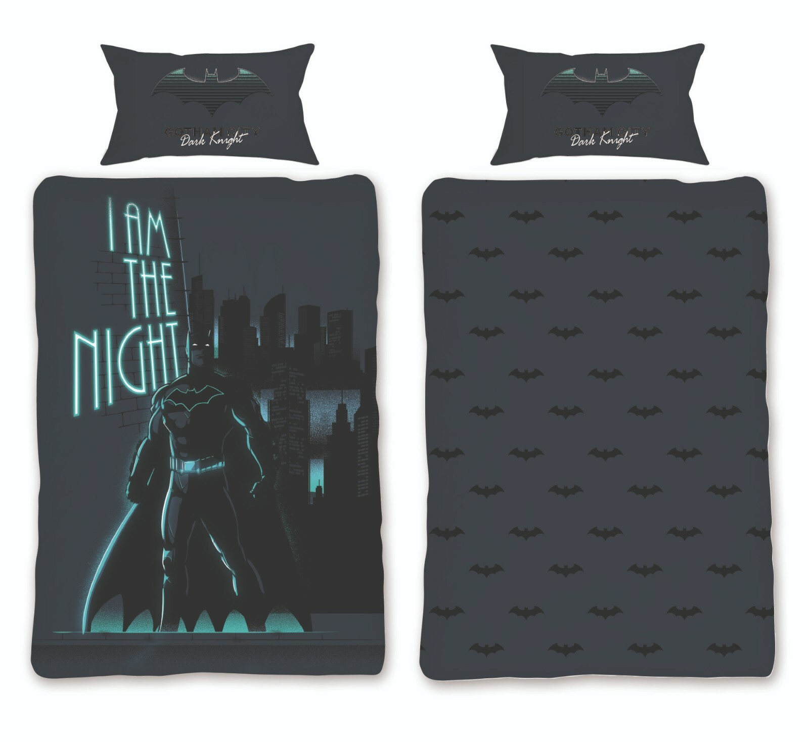 Batman Single Duvet Cover Bedding Set Reversible 100 Cotton Ideal