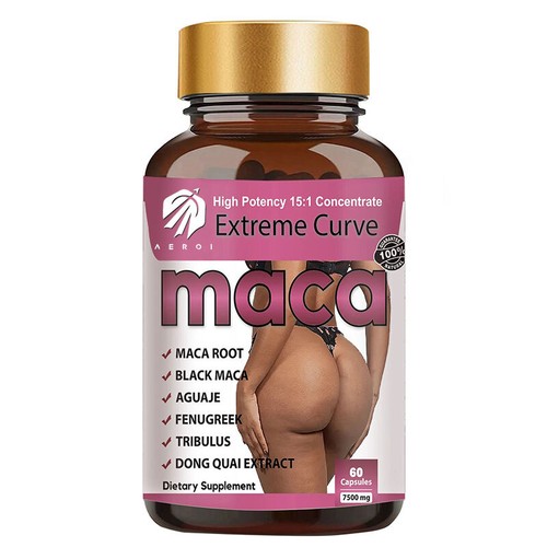 1 flacone capsula sollevamento anca Ultimate Maca gluteo butt enhancement pillole - Foto 5 di 9