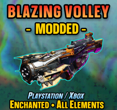 Tiny Tina's Wonderlands   MODDED BLAZING VOLLEY Set (Playstation | Xbox | PC)