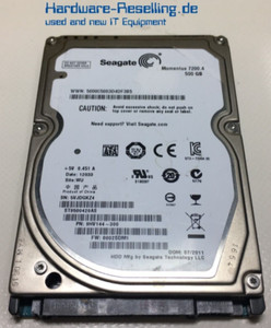 Seagate Momentus 500GB SATA 2,5 ZOLL 7.2K 3Gbps HDD ST9500420AS 9HV144-300 HDD
