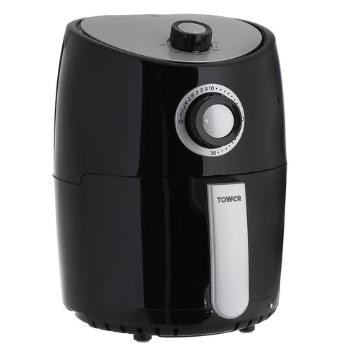 Tower Rapid Air Fryer 1000 Watt 30 minute Timer Compact 2.2 Litre Black T17023 eBay