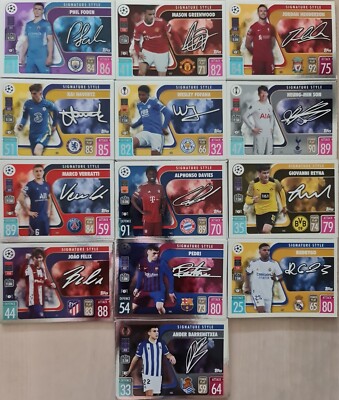 Topps Match Attax 2021/22 Signature Style Full Set Bundle