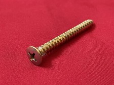 Vintage 1989 Fender GOLD Bass Guitar Neck Plate Mounting Screw 1990