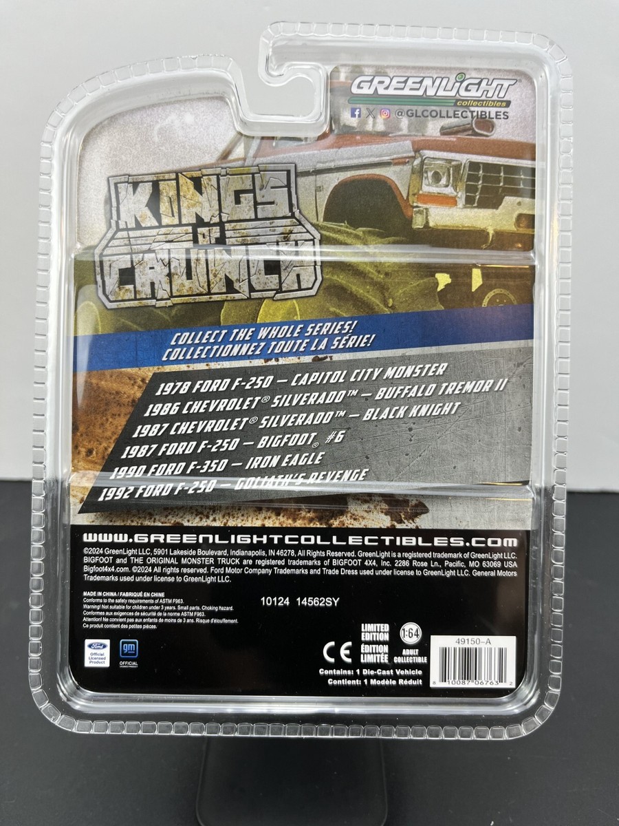 Greenlight Kings Of Crunch Raw CHASE 1978 Ford F-250 Capital City