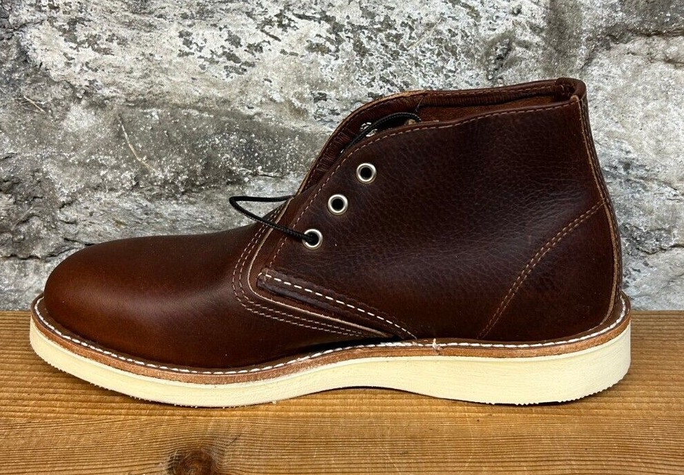 RED WING WORK CHUKKA IN BRIAR OIL SLICK LEATHER 3141 MENS