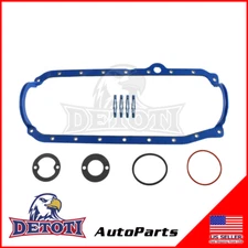 Oil Pan Gasket for 1986 & UP Small Block Chevy 305 350 5.0L 5.7L