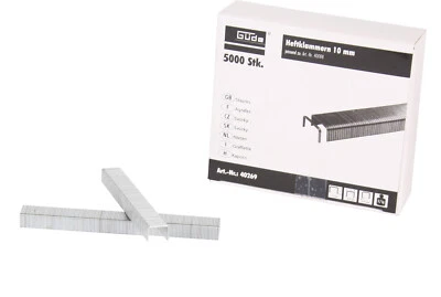 Tackerklammern 10 mm lang 12,7 mm breit auch für DL-Klammergerät von Güde 40269