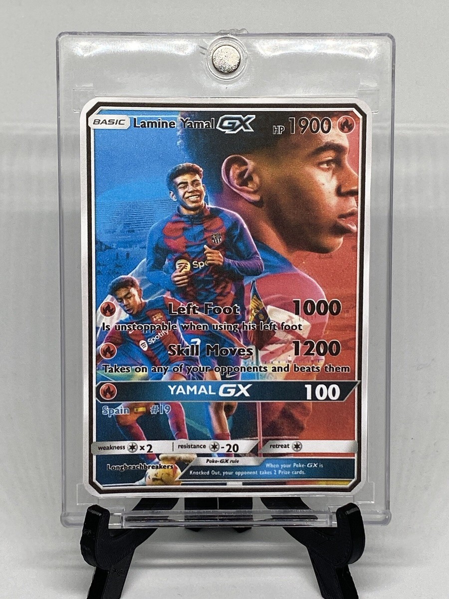 Lamine Yamal Pokémon Card Full Art Barcelona Spain | eBay