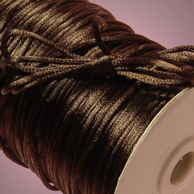 2MM Satin Rattail Cord Trim Shamballa Macrame Beading Nylon kumihimo String