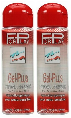 FORPLAY GEL PLUS LUBE MOISTURIZING LUBRICANT WATER BASED COUNT OF 2