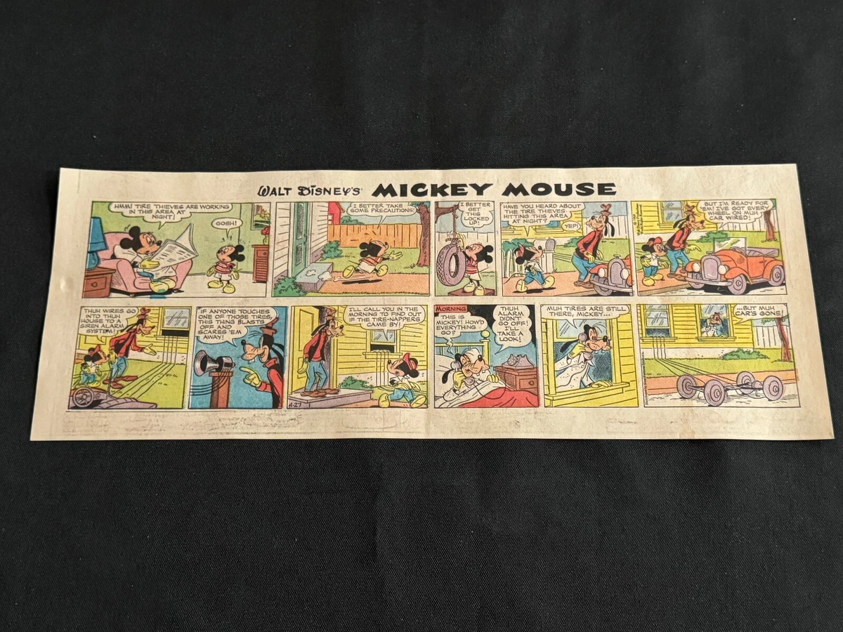 Mickey Mouse Disney Comic Strips with Vintage for sale | eBay