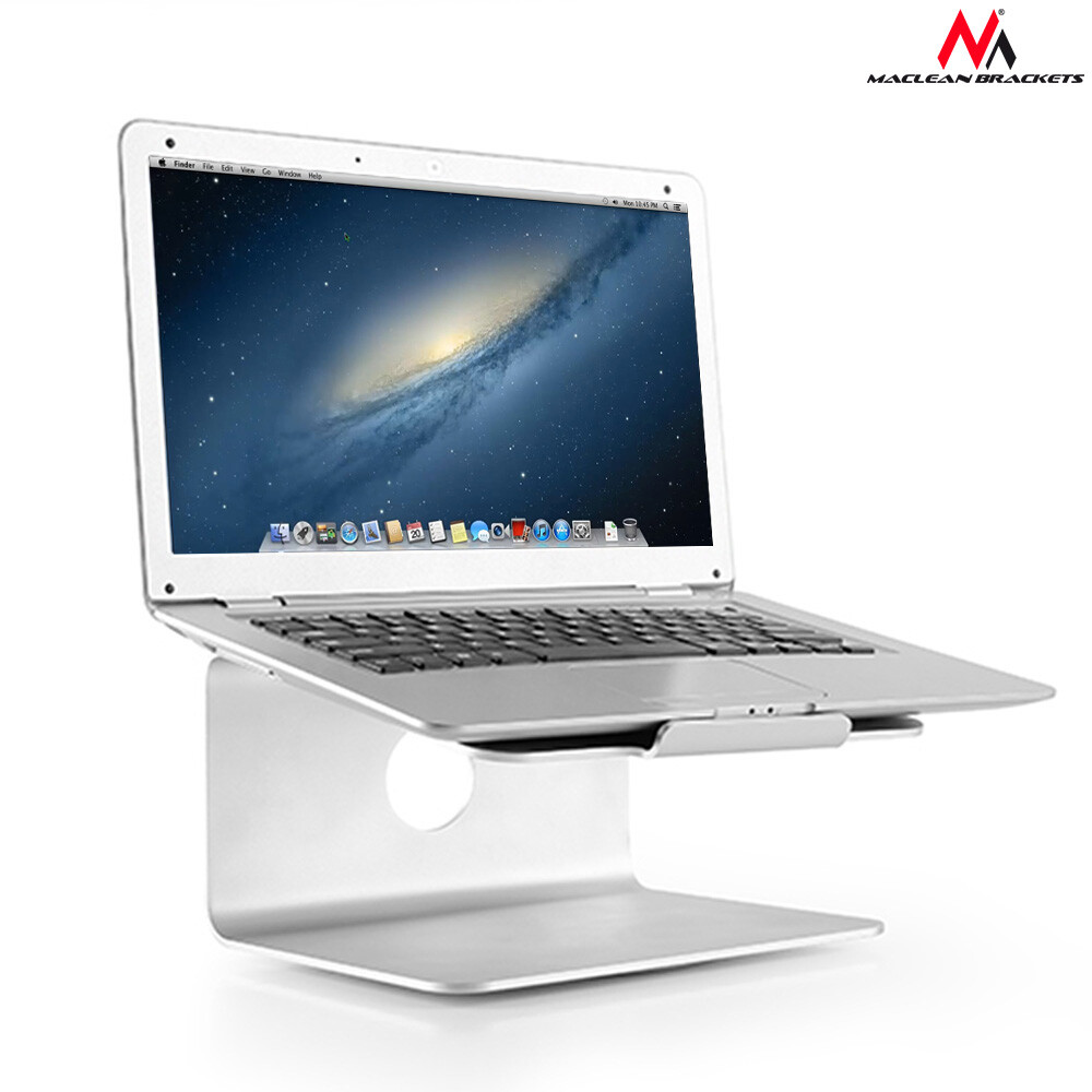 Support PC portable MC-730 Maclean incliné idéal pour le télétravail