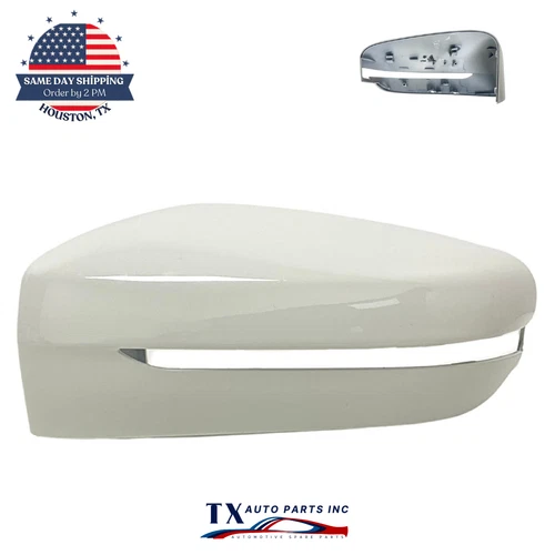 Driver Side Mirror Cover Cap for 16-21 BMW G30 G31 G32 G11 G12 Alpine White Left