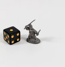 IRON WIND Metal RPG Miniatures SAMURAI NIGHT FEVER RPC-007 Dwarf Samurai Vintage