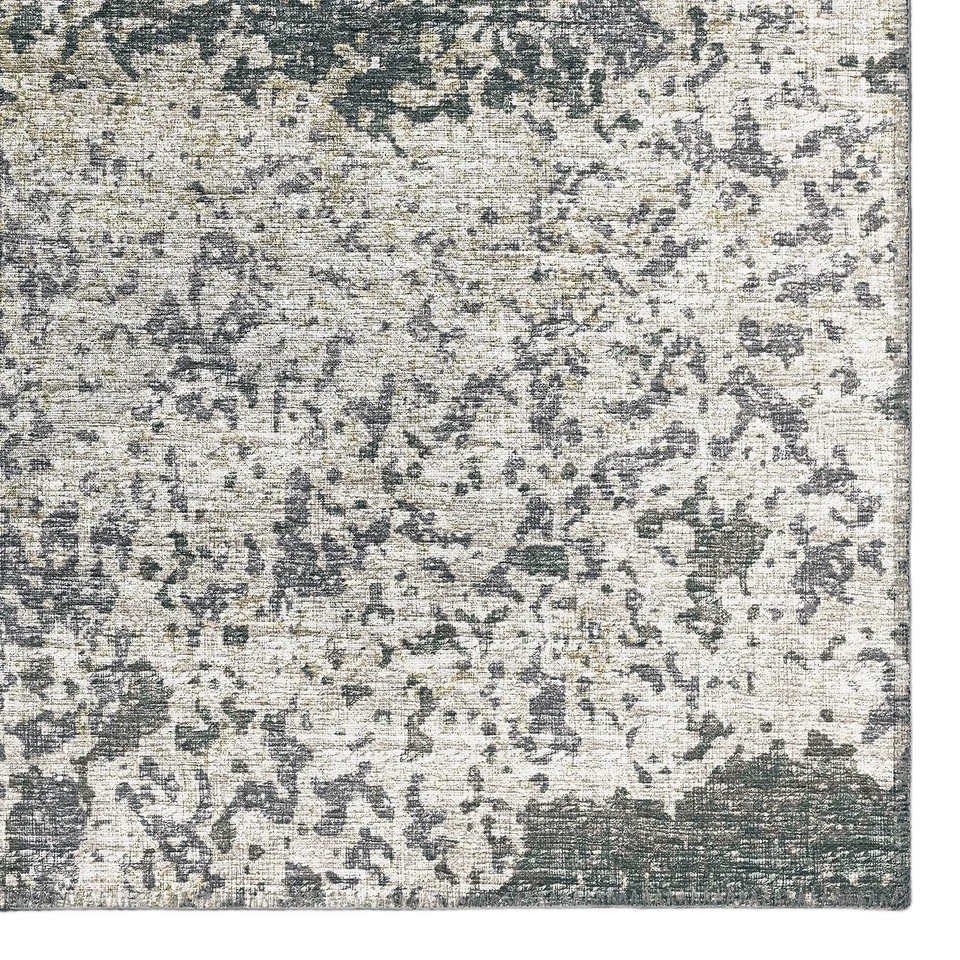 Addison Rugs Rylee ARY33 Grey Washable 2'3" x 7'6" Indoor Outdoor Runner Rug,... - Image 3 of 4