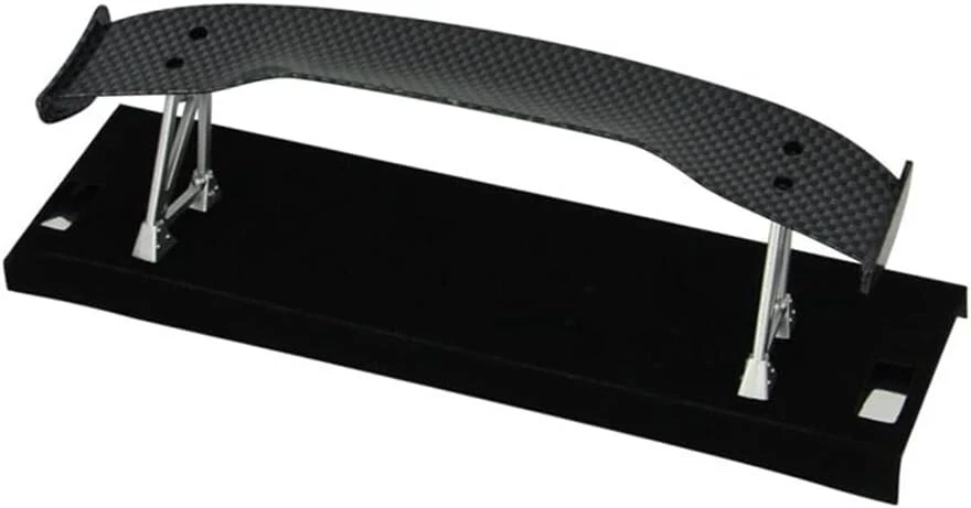 Alerón trasero de fibra de carbono color ala trasera 1/10 para carreras en carretera RC Drift Car Foto 2 de 4