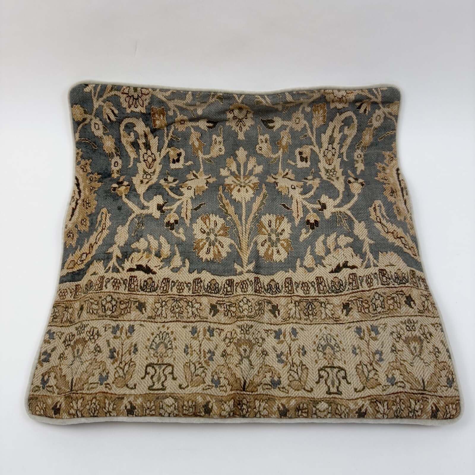 Pottery Barn Palna Throw Pillow Cover Neutral Multicolor 22”x22” NWOT