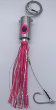 Salt Slayer®  High Speed Stainless Steel Trolling Lure Rattling head Mylar skirt