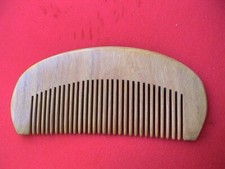 4.52" SUPERIOR QUALITY SANDAL WOOD COMB - FOR NORMAL/FINE HAIR 