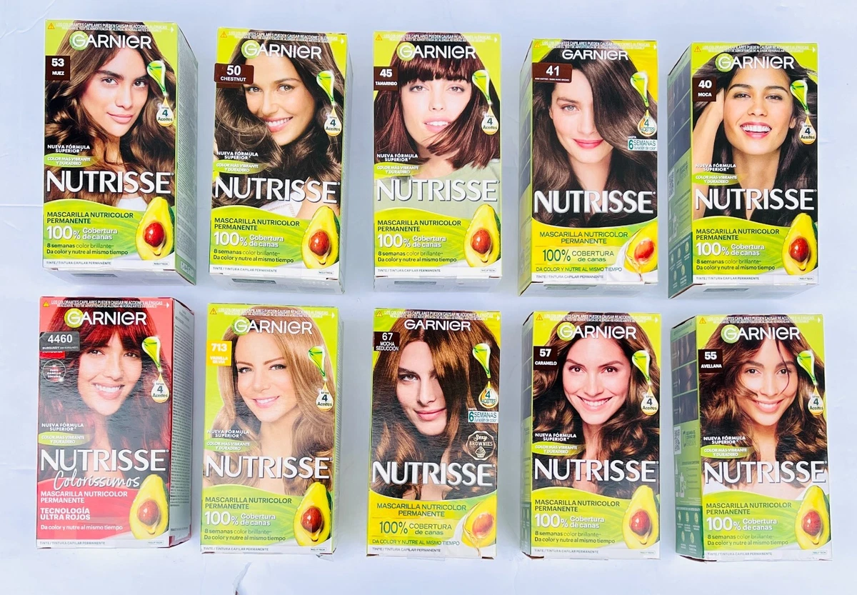 Garnier Hair Color Nutrisse Nourishing Creme, Permanent Hair Dye by Garnigr  | eBay