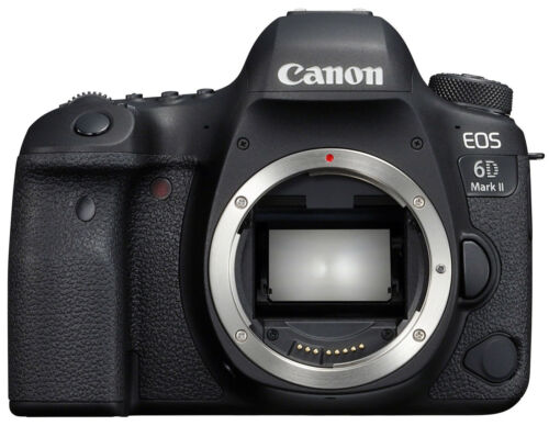 Canon EOS 6D Mark II 26,2-MP-Spiegelreflexkamera – schwarz (nur Gehäuse) - Bild 1 von 1