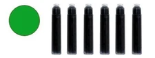 Monteverde Refills International Size Green 6 Pack  Fountain Pen Cartridges