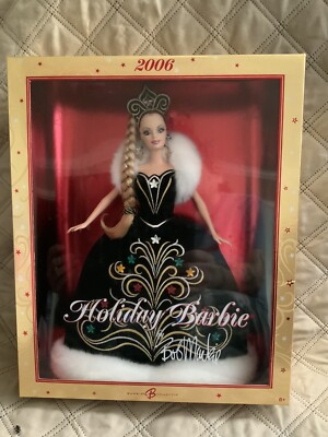 NEW IN BOX! Holiday Barbie Doll by Bob Mackie 2006 Barbie Collector Series NIB NEW IN BOX HOLIDAY BARBIE COLLECTOR BOB MACKIE DOLL MATTEL  main image 2