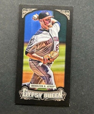 2014 Topps Gypsy Queen - Brett Oberholtzer #81 Houston Astros - Mini Black /199