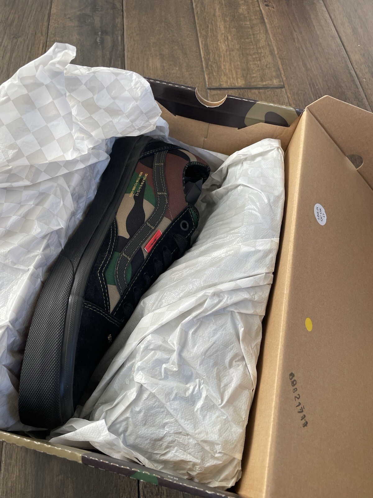 VANS DEFCON x Old Skool Gore Black/Woodland Men’s US Size 10 image 10