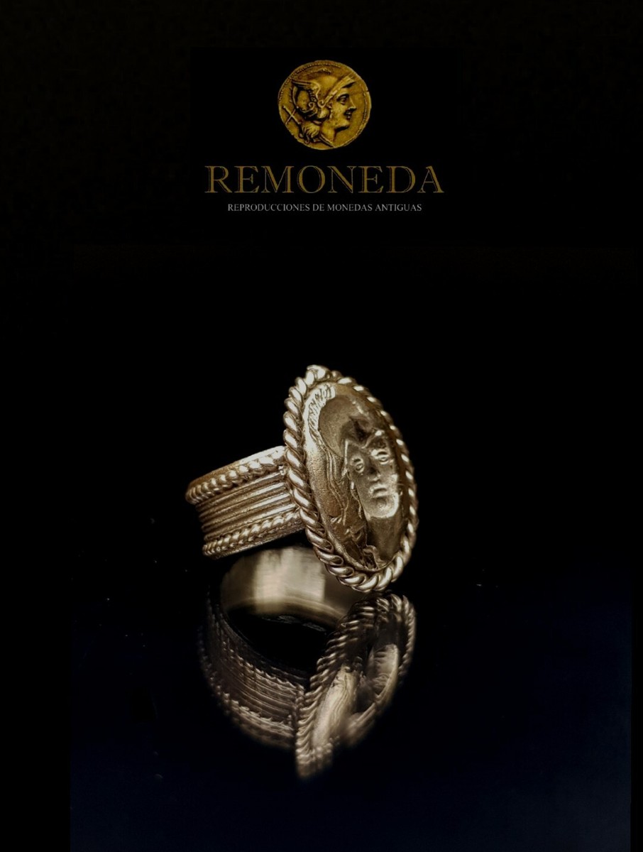 Anillo romano de plata
