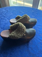 Sanita Women's Leather Clogs Shoes - 38 / 8 M - NWOT