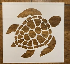Sea Turtle Reusable 10 MIL Laser Cut Mylar Stencil Art Supplies Painting