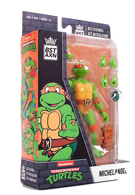 The Loyal Subjects Teenage Mutant Ninja Turtles BST AXN AF Michelangelo 13cm