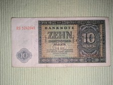 DDR Banknote Berlin 1948 10 Deutsche Mark
