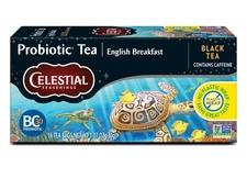 Probiotic Black Tea 16 Count Gluten Free Nongmo English Breakfast Flavor