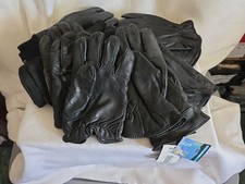 Mens' Black Leather Glove Lot 5.5pr Wells Lamont NWT NWOT Driving Work Winter