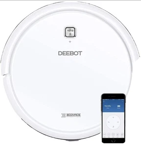 Écovac DEEBOT N79W Aspirateur robot & Mop Obstacle Evitement App Contrôle Blanc NEW