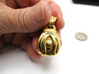 18K 750 Yellow Gold Backpack Pendant Huge [P71] — photo 6