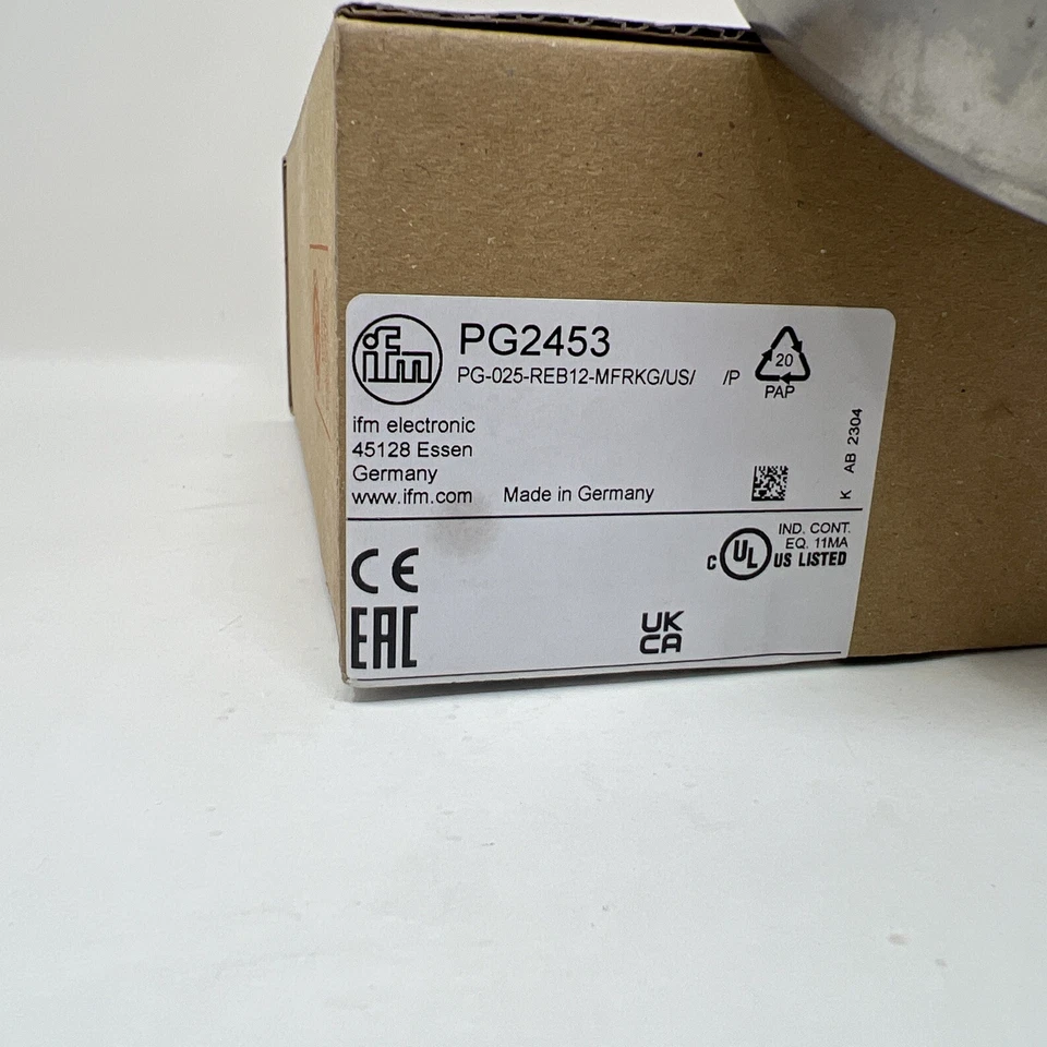 IFM Pressure sensor PG2453 (NEW IN BOX) - Image 2 of 4