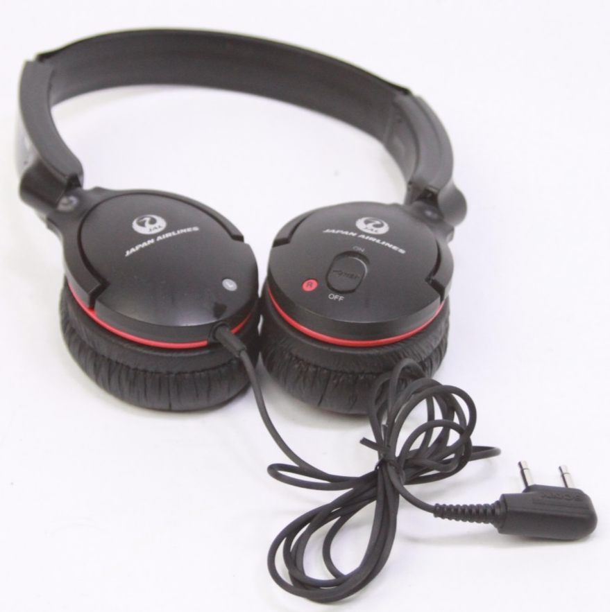 Rare Japan Airlines Sony MDR-5760 Noise Cancelling Headphones Used