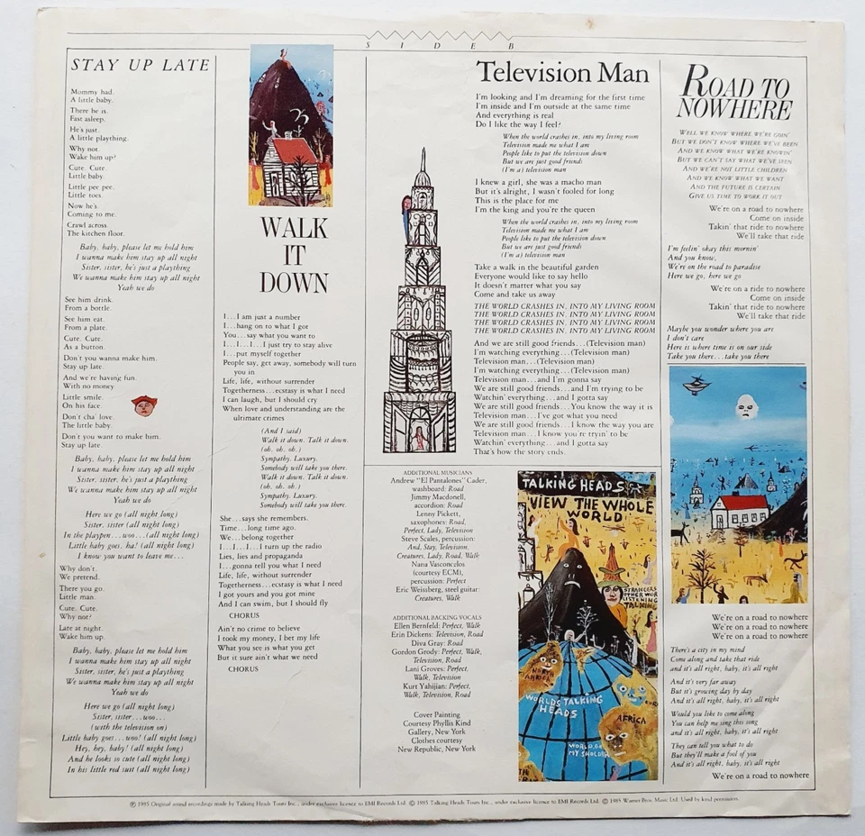 Talking Heads – Little Creatures (Vinyl, 1985), OIS, guter Zustand (VG) - Bild 3 von 4