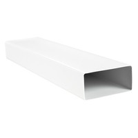 Pvc Flachkanal 110X55 Mm LäNge 1000 Mm LüFtungskanal Abluftkanal LüFtungsrohr