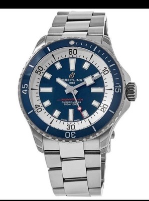 Brand New Breitling Superocean Automatic 42 Blue Dial Men's Watch A17375E71C1A1