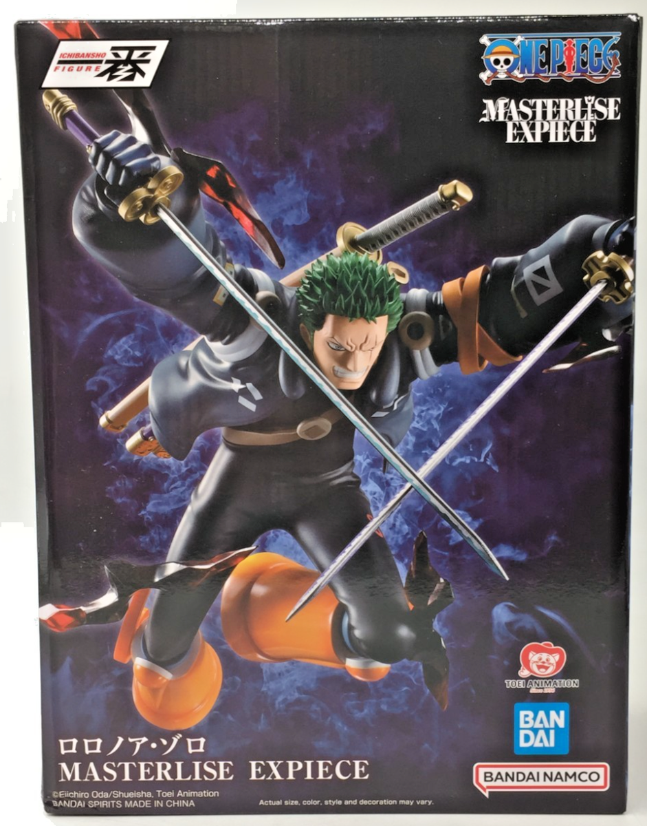 Bandai Masterlise Expiece One Piece Roronoa Zoro Figure for sale