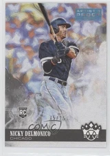 2018 Diamond Kings Artist Proof Blue 15/25 Nick Delmonico Nicky Rookie RC u7k