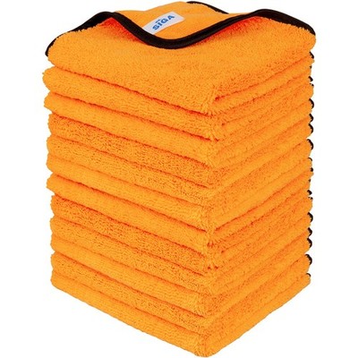 MR.SIGA Professional Premium Microfiber 15.7x23.6 Inch (Pack of 12), Orange 