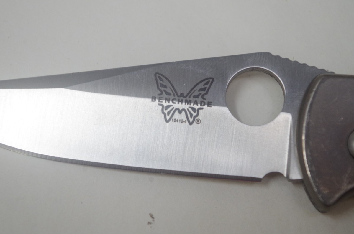 First Production Run Benchmade Mini Pika 10412-1 HK Pocket Knife